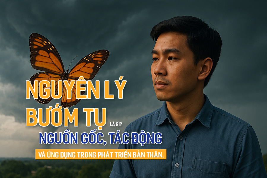Nguyên lý Bướm Tụ là gì? Nguồn gốc, tác động và ứng dụng trong phát triển bản thân.