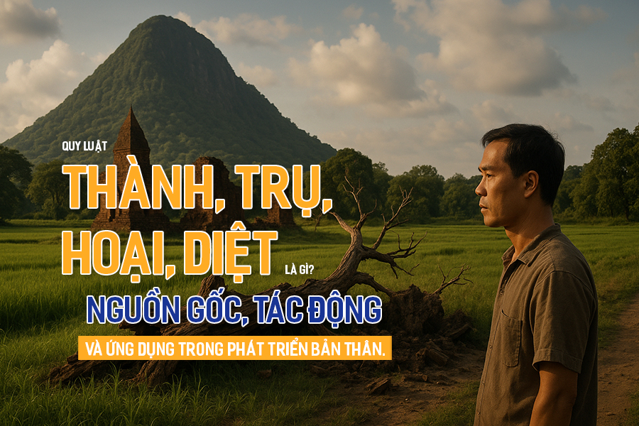 Quy luật Thành – Trụ – Hoại – Diệt là gì? Nguồn gốc, tác động và ứng dụng trong phát triển bản thân.